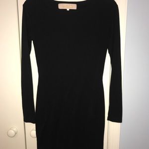 Lulu’s black bodycon long sleeve dress